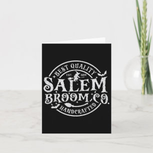 Carte Salem Broom Company Est 1692 Halloween Fun Witch