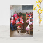 Carte Salle de classe primaire (Fleur jaune)