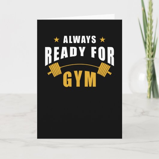 Carte Salle De Fitness (Devant)