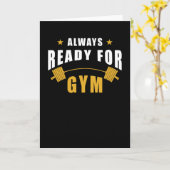 Carte Salle De Fitness (Fleur jaune)