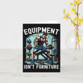 Carte Salle de gym Etiquette Workout Bodybuilding Fitnes (Fleur jaune)