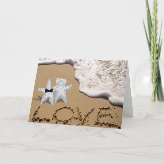 Carte Salle de mariée Starfish (Devant)