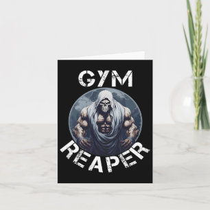 Carte Salle de sport Reaper Fitness Halloween Skeleton W
