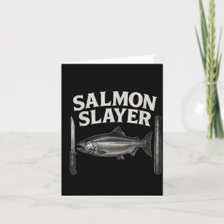 Carte Salmon Slayer Tee Truite Arc-en-ciel Et Pêche Au S