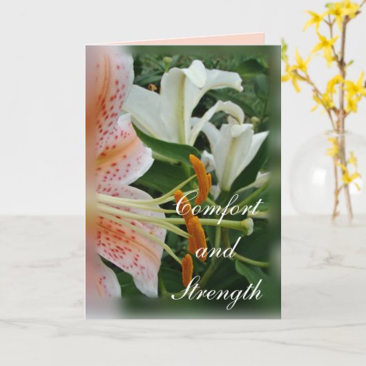 Carte Salmon Star Lily (Fleur jaune)