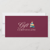 CARTE SALON CERTIFICAT DE NOËL (Devant)