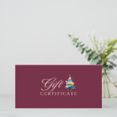 CARTE SALON CERTIFICAT DE NOËL (Debout devant)