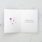 Carte Salon d'anniversaire de Pink Ballerina (Intérieur)