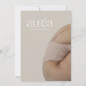 Carte Salon de beauté Liste des prix (Dos)