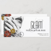 Carte Salon de Noël et certificat cadeau Spa (Devant / Derrière)