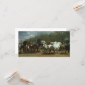 Carte Salon du cheval (par Rosa Bonheur) (Devant/Arrière en situation)