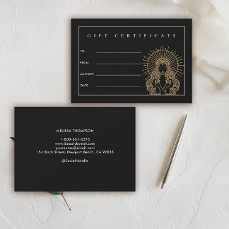 Carte Salon Maquillage ongles cheveux Lashes Tarot Cadea