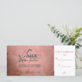 Carte SALON Pour Pieds - Certificat Cadeau/Carte Postale (Debout devant)