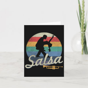 Carte Salsa Dancing Latin Salsero