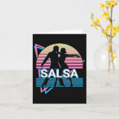 Carte Salsa Dancing Salsa (Fleur jaune)