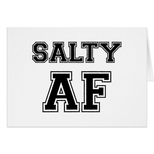 CARTE SALTY AF (Devant horizontal)
