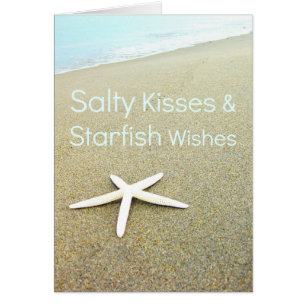 Carte Salty Kisses & Starfish Wings