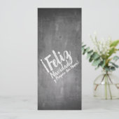 Carte Saludos De Navidad en La Pizarra (Debout devant)