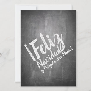 Carte Saludos De Navidad en La Pizarra