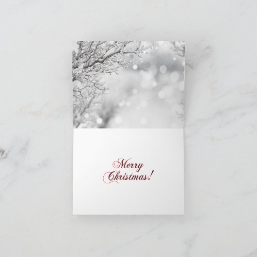 Carte Saluki Joyeux Noël (Intérieur)