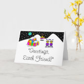 CARTE SALUT, AMI DE LA TERRE ! (Fleur jaune)