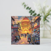 Carte Salut de l'Inde | Kolkata (Debout devant)