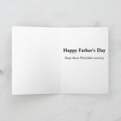 Carte Salut faim, je suis papa Fête des pères (Intérieur)