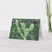 Carte "Salut !" Greetings from a cute Cactus or Mouse ? (Devant)
