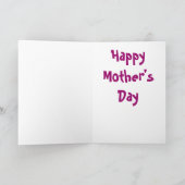 Carte Salut maman (Intérieur)