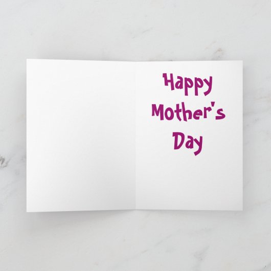 Carte Salut maman (Intérieur)