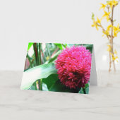 Carte Salutation (Fleur jaune)