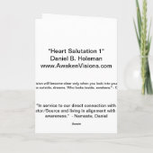 Carte Salutation 1 de coeur (Dos)