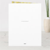 Carte Salutation 2019 d'année de porc grande (Dos)