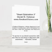 Carte Salutation 3 de coeur (Dos)