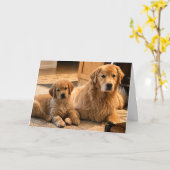Carte Salutation A&B #4 (Fleur jaune)