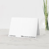 Carte - Salutation - Alpaca salutations (Dos)