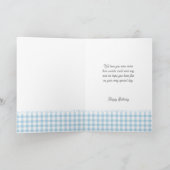 Carte Salutation au ballon à air chaud pour l'anniversai (Intérieur)