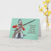 Carte Salutation au deuxième amendement (Fleur jaune)