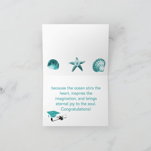 Carte Salutation aux diplômes (Intérieur)