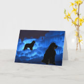 Carte Salutation blanche ~ Nouvelles sur la glace (Fleur jaune)