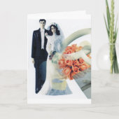 Carte Salutation Card-Mariage Félicitations (Devant)