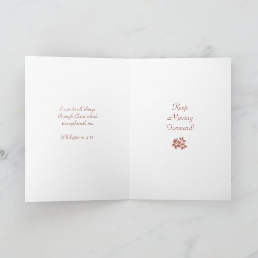 Carte Salutation chrétienne d'amitié (Intérieur)