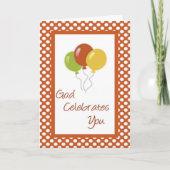 Carte Salutation chrétienne d'anniversaire (Devant)