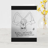 Carte Salutation confuse du télescope kaléidoscope (Fleur jaune)