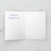 Carte Salutation créative de fleur (Intérieur)
