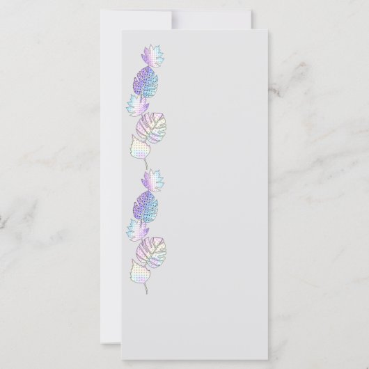 Carte Salutation d'anniversaire (Dos)