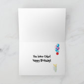 Carte Salutation d'anniversaire ~ Humour de chien (Intérieur)