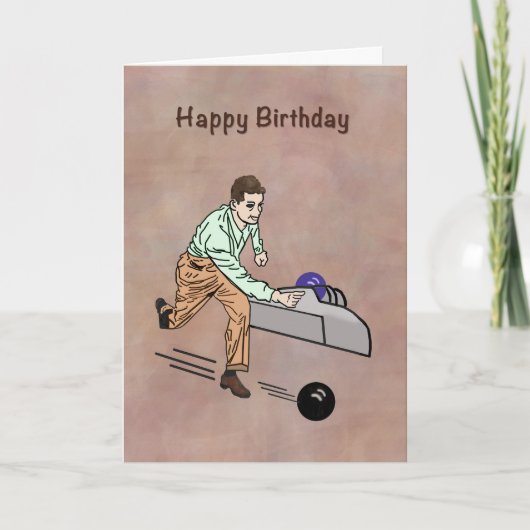 Carte Salutation d'anniversaire pour Golfer, personnalis (Devant)