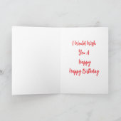 Carte Salutation d'anniversaire Queenly (Intérieur)