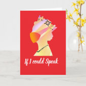 Carte Salutation d'anniversaire Queenly (Fleur jaune)